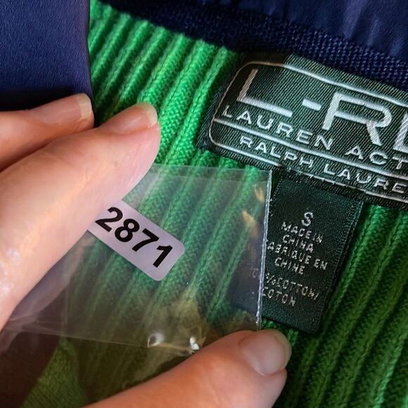 Ralph Lauren LRL Active size s ribbed. Sweater. Full zip - Picture 6 of 6
